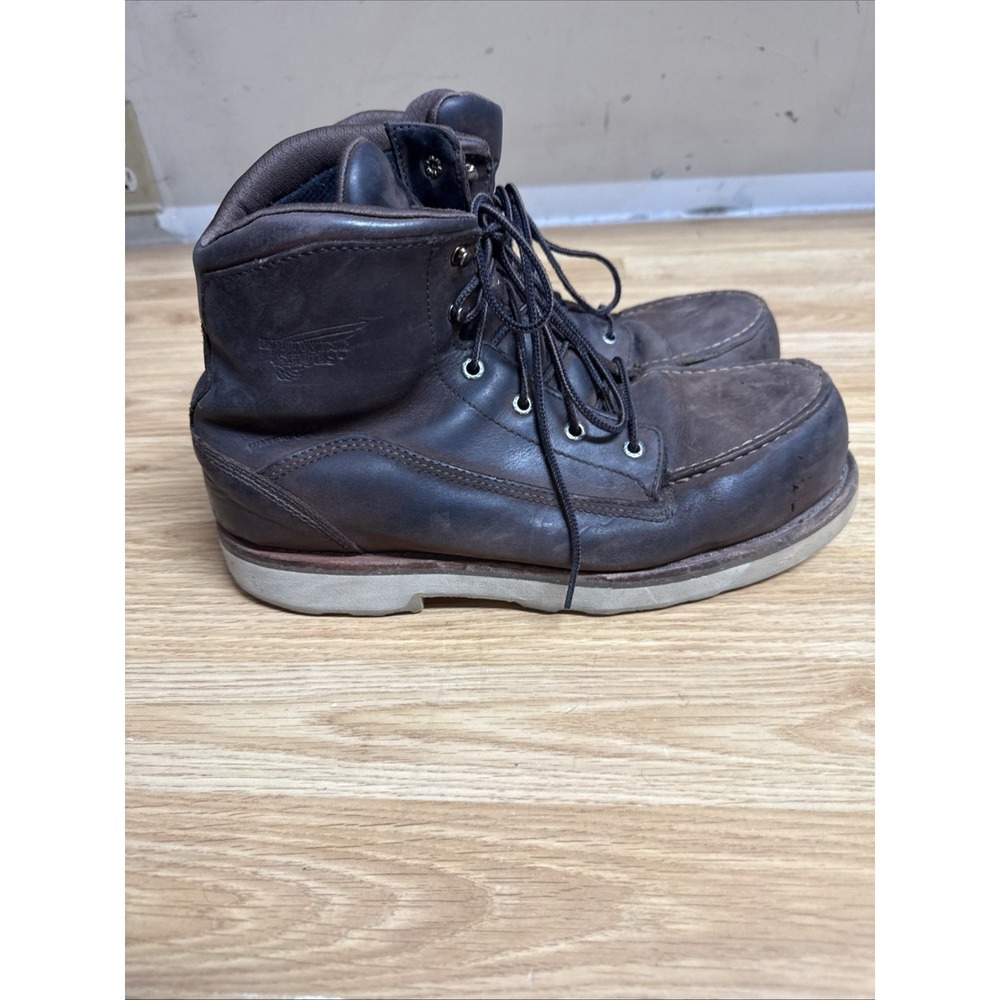 RED WING Traction Tred Lite 2449 Mens 6" Safety Toe Work Boot 10.5 D